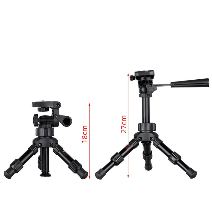 Mini DSLR Desktop Tripod for Phones and Live Streaming