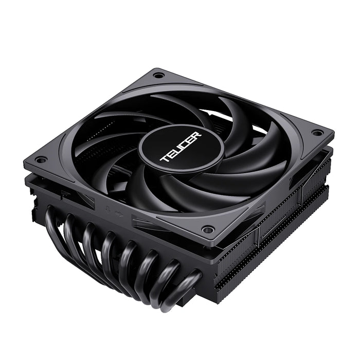 TEUCER 8 Heat Pipes CPU Cooler Low Profile ITX Gaming Radiator TDP 130W Computer Heat Sink For LGA1700/1200/115X/2011/2066 AM5