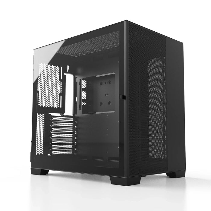 SAMA 360mm Radiator Glass Front PC Case Tower ATX Micro ATX Mini ITX Tempered Glass Gaming Computer Case