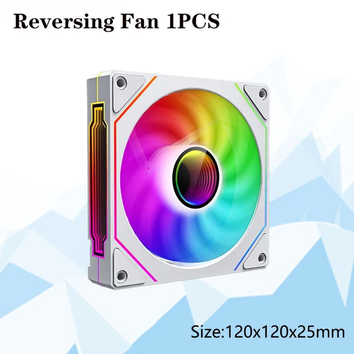 PRISM 4 PRO 120mm PWM ARGB Case Fan 4Pin PC Cooling Fan 45CFM 800-1500RPM Daisy-Chain Quiet Gaming Computer Chassis Fan for PC