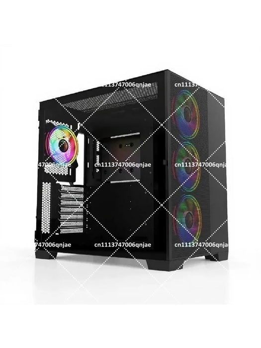 SAMA 360mm Radiator Glass Front PC Case Tower ATX Micro ATX Mini ITX Tempered Glass Gaming Computer Case