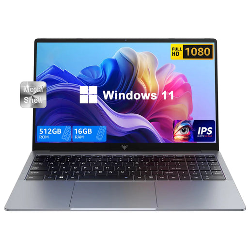 MALLRACE 2025 Laptop Computer with Windows 11 Intel N150 Quad-Core Processor 16GB DDR4 RAM 512GB SSD 15.6" FHD IPS Display Long Battery Life Traditional Laptops for Business Office Student Gaming - Gadgetmanic.com