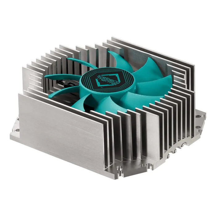 Iceberg Thermal IceFLOE T65 ITX Low Profile 3 Heatpipe Extrusion Aluminium Heatsink HTPC CPU Cooler with 80 mm Fan - Gadgetmanic.com