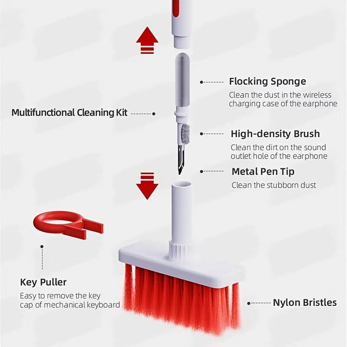 Keyboard Cleaning Brush Kit with Key Puller (1pc)