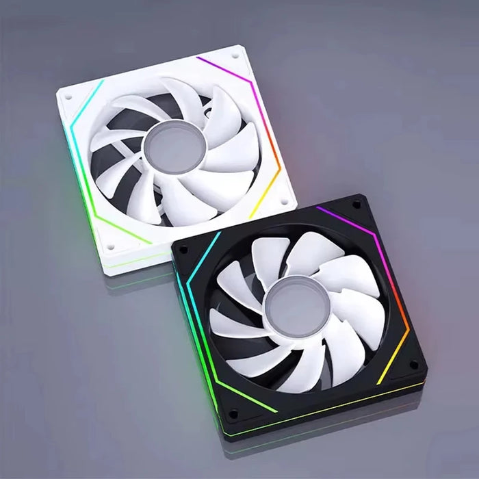 PRISM 4 PRO 120mm PWM ARGB Case Fan 4Pin PC Cooling Fan 45CFM 800-1500RPM Daisy-Chain Quiet Gaming Computer Chassis Fan for PC