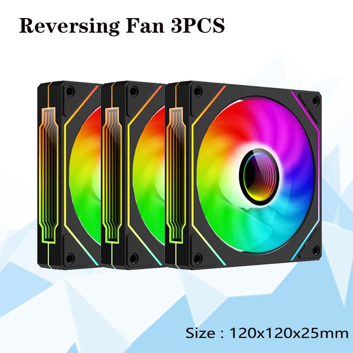 PRISM 4 PRO 120mm PWM ARGB Case Fan 4Pin PC Cooling Fan 45CFM 800-1500RPM Daisy-Chain Quiet Gaming Computer Chassis Fan for PC