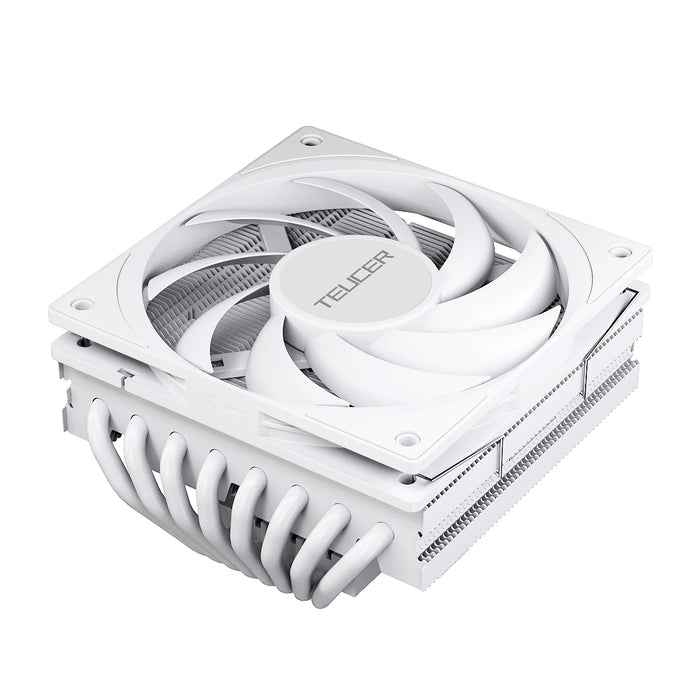 TEUCER 8 Heat Pipes CPU Cooler Low Profile ITX Gaming Radiator TDP 130W Computer Heat Sink For LGA1700/1200/115X/2011/2066 AM5
