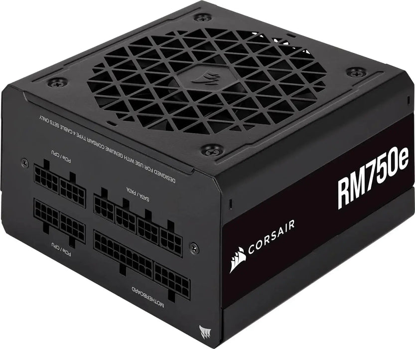 Corsair RM750e (2023) Fully Modular Low-Noise Power Supply - ATX 3.0 & PCIe 5.0 Compliant - 105°C-Rated Capacitors - 80 Plus Gold Efficiency - Modern Standby Support - Black (Renewed) - Gadgetmanic.com