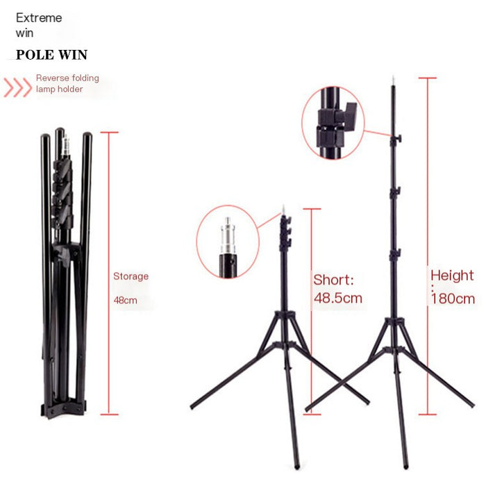 Portable 1.8m Tripod Light Stand for Photography