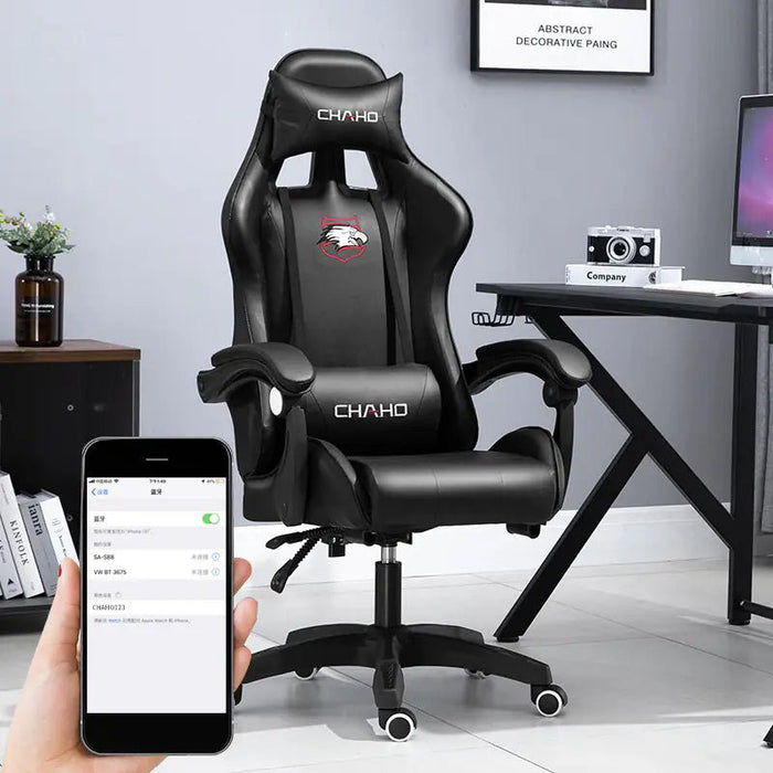Ergonomic Gaming Office Chair with Adjustable Recline - Gadgetmanic.com