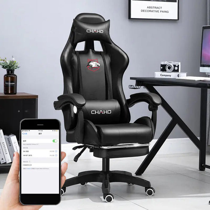 Ergonomic Gaming Office Chair with Adjustable Recline - Gadgetmanic.com