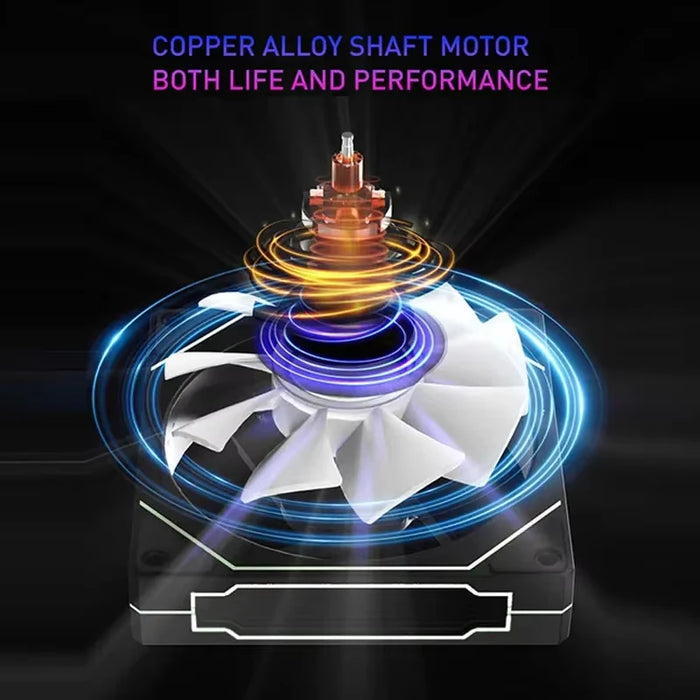 PRISM 4 PRO 120mm PWM ARGB Case Fan 4Pin PC Cooling Fan 45CFM 800-1500RPM Daisy-Chain Quiet Gaming Computer Chassis Fan for PC