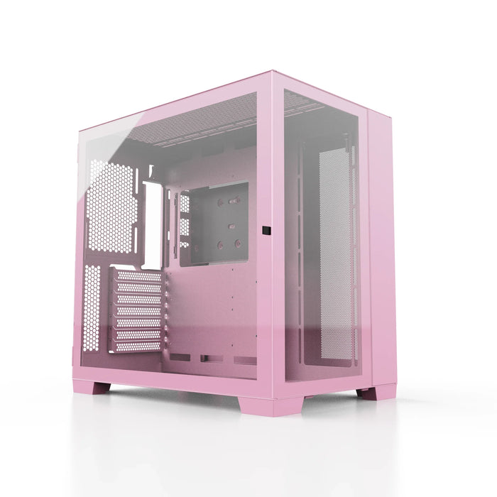 SAMA 360mm Radiator Glass Front PC Case Tower ATX Micro ATX Mini ITX Tempered Glass Gaming Computer Case