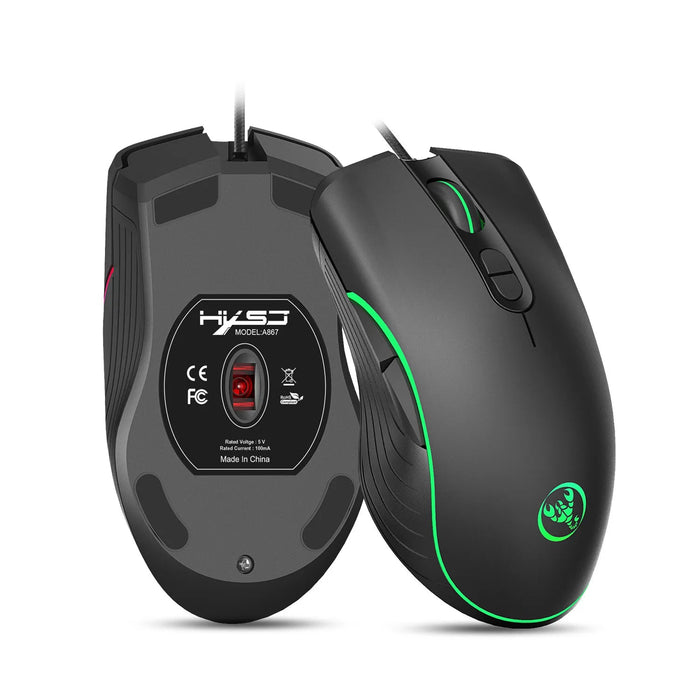 Glowing Wired Gaming Mouse - Gadgetmanic.com