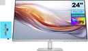 HP Series 5 524sh Monitor (Replaces M24h) 24" FHD IPS 300 Nits Display w/Docztorm USB Port Expander 1x HDMI 1x VGA Flicker-Free -5 to +25 Degrees Adjustable Tilt Black/Silver (2024 Latest Model) - Gadgetmanic.com