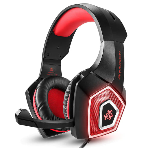 HUNTERSPIDER V1 RGB Wired Gaming Headset for PC/PS4 - Gadgetmanic.com
