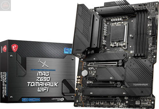 MSI MAG Z690 Tomahawk WiFi Gaming Computer Motherboard (ATX 12th Gen Intel Core LGA 1700 Socket DDR5 PCIe 5 2.5G LAN M.2 Slots Wi-Fi 6E) Intel PC Motherboards (Renewed) - Gadgetmanic.com