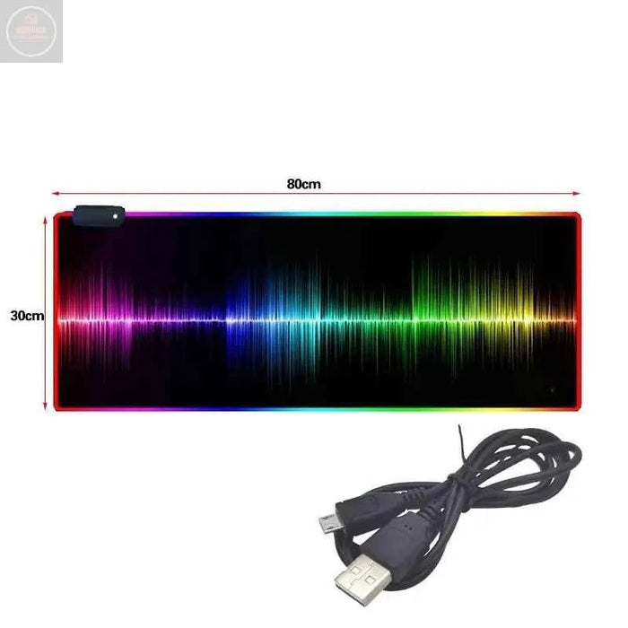 RGB Backlit Gaming Mouse Pad - Gadgetmanic.com