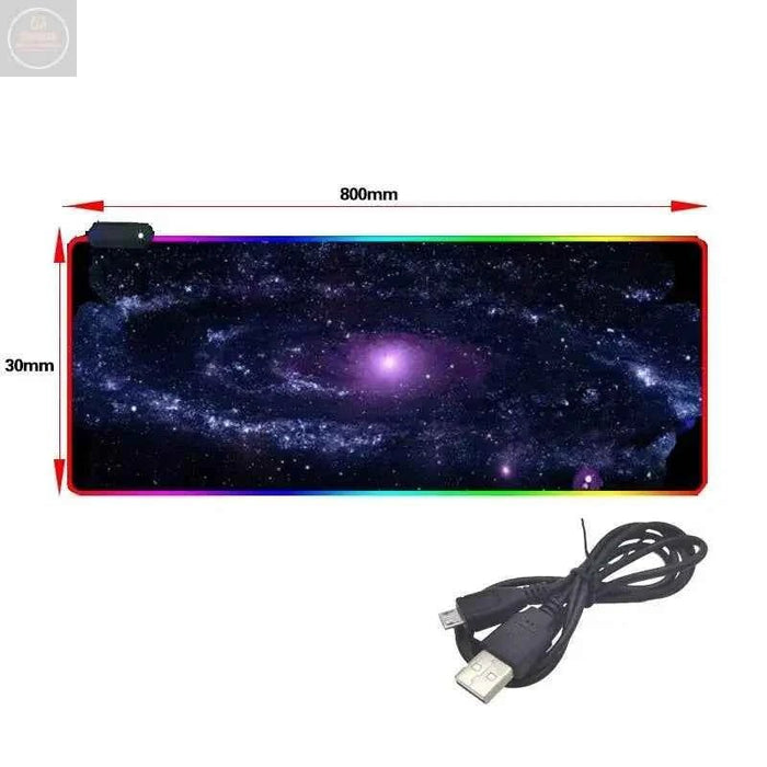 RGB Backlit Gaming Mouse Pad - Gadgetmanic.com