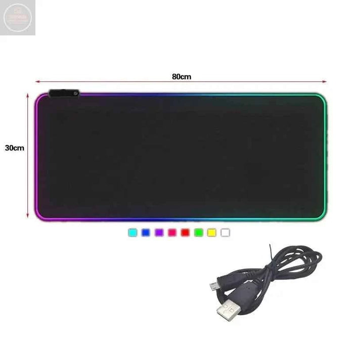 RGB Backlit Gaming Mouse Pad - Gadgetmanic.com