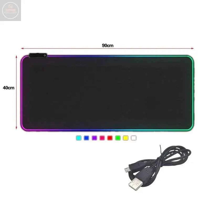 RGB Backlit Gaming Mouse Pad - Gadgetmanic.com