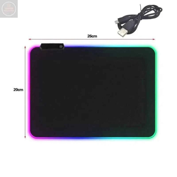 RGB Backlit Gaming Mouse Pad - Gadgetmanic.com