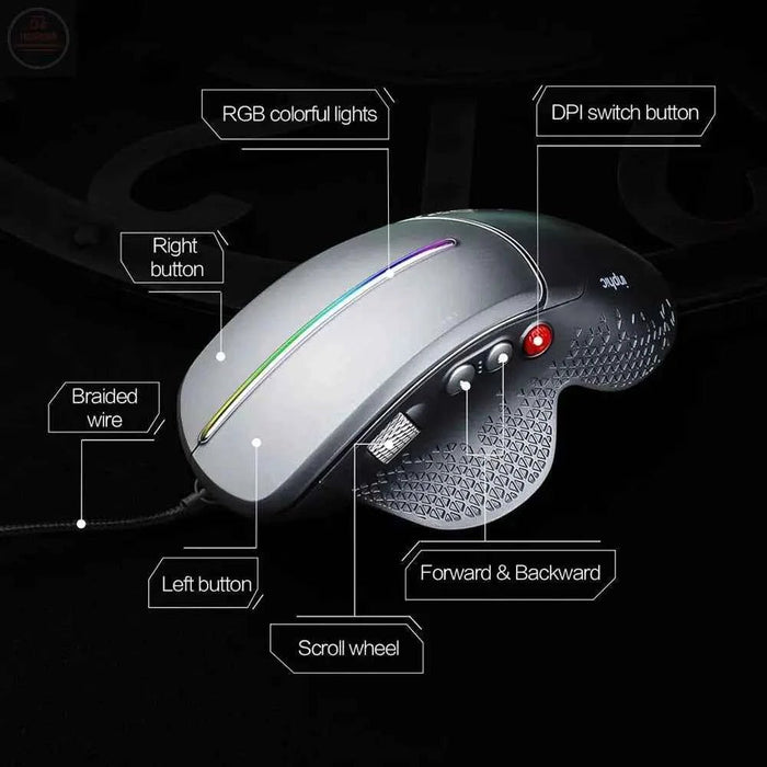 RGB Optical Professional Gaming Mouse - Gadgetmanic.com
